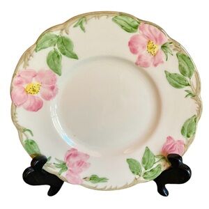 2 Franciscan Desert Rose Bread & Butter Plates, USA, Hand Painted, Colle…